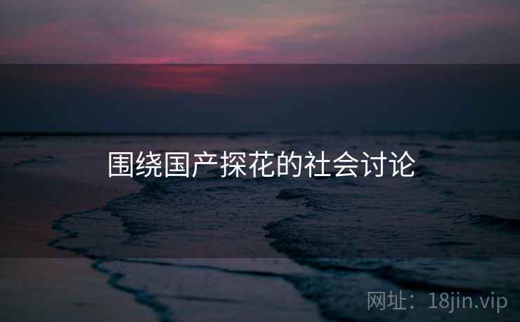 围绕国产探花的社会讨论  第1张 围绕国产探花的社会讨论  第1张