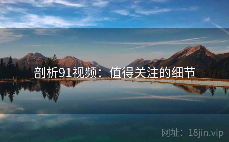 剖析91视频:值得关注的细节  第2张 剖析91视频:值得关注的细节  第2张