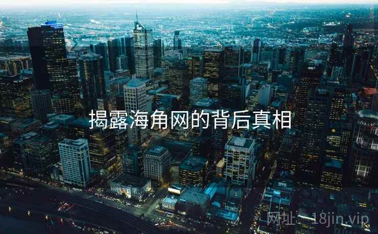 揭露海角网的背后真相  第2张 揭露海角网的背后真相  第2张
