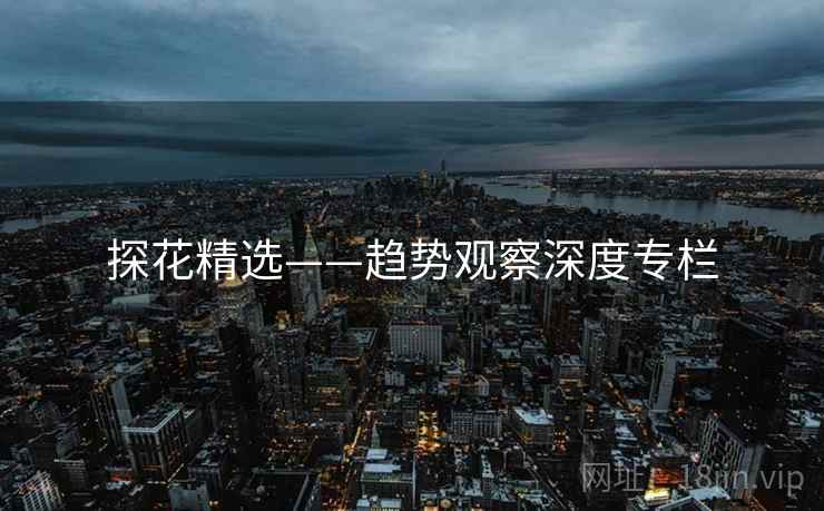 探花精选——趋势观察深度专栏  第1张 探花精选——趋势观察深度专栏  第1张