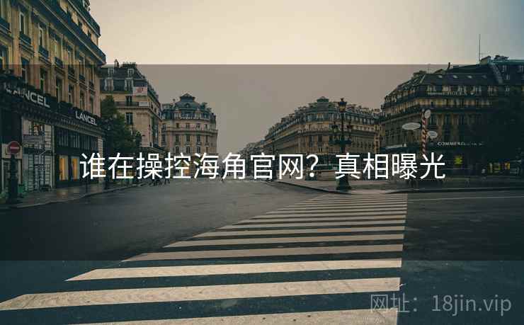 谁在操控海角官网？真相曝光  第1张